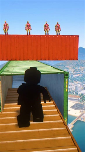 lego venom vs ironman water ragdoll #gtav