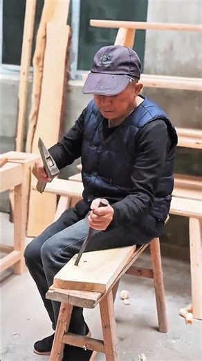 Pencil and ruler trace grain, precise lines guide wood’s shaping