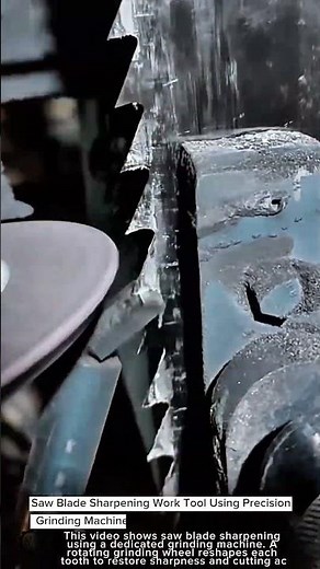 Saw Blade Sharpening Work Tool Using Precision Grinding Machine #worktool