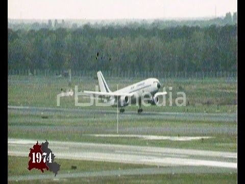 Berlin Tegel Airport opens, 1974