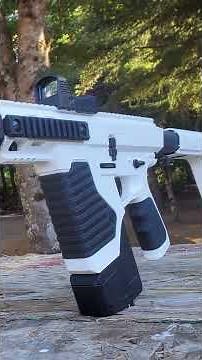 Slow Mo Crosman ST1 Full Auto BB Rifle Footage