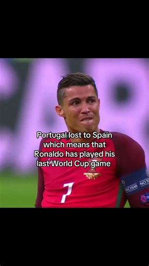 It’s been a good run Ronaldo #ronaldo #portugal #sadedit #spain #worldcup | Portugal out of the World Cup | Spain vs Portugal | Spain through to the next round | Ronaldo sad today | Ronaldo crying | merino goal | Ronaldo sad edit