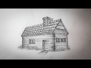 How to draw a 3D house | easy step by step tutorial #howtodraw #howtodraweasy #howtodrawhouse