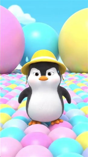 Pop the Bubbles! 🫧 Funny Penguin Cartoon for Kids