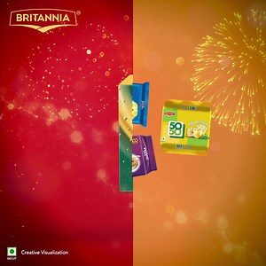 Here’s to celebrating the small and tasty joys of the festive season! This Diwali make the festivities extra special with #Britannia #Shubhkamnayein #HarrDilHogaHappy 😀😀 | Britannia Industries