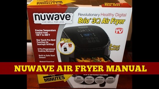 Nuwave Air Fryer Manuals (3Q, 4.5Q, 6Q, 10Q, 14Q, Ovens) 2026