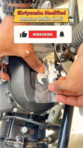 Splendor Engine Sticker Modified #trending #viral #youtubeshorts #viralvideo