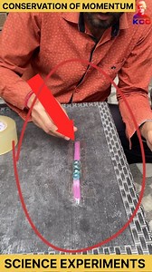 KCC|| EDUCATION WITH FUN | || Conservation Of Momentum || Science Experiments || #sciencefun #science #reels #foryou #explorepage #scienceexperiment... | Instagram