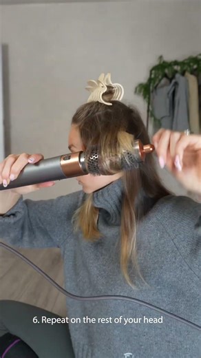 Bouncy blow at home tutorial ❤️ #hairstyle #blowup