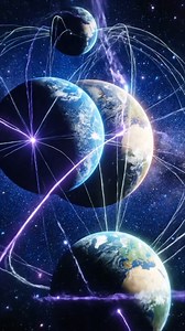 Astronomers are exploring faint, unexplained signals that could originate from parallel versions of Earth — alternate realities where history and life unfolded differently. Could we be detecting messages from these hidden worlds? Cinematic visuals and audio generated with AI. #ParallelEarths #MultiverseSignals #CosmicMystery #ScienceExplained #Astrophysics #AIShorts #CinematicShorts #ViralScience #UniverseSecrets #NASA #AstronomyLovers | Galaxy Quest Chronicles