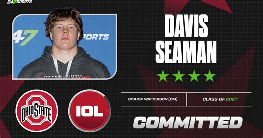 Columbus 2027 OL Davis Seaman stays home, commits to Ohio State