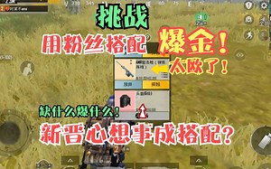 挑战用粉丝搭配爆金！精致MK 改进MK！缺什么装备就爆什么装备？