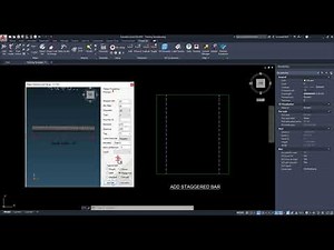 Prokon Probar 2D for AutoCAD® - Add Staggered Bar