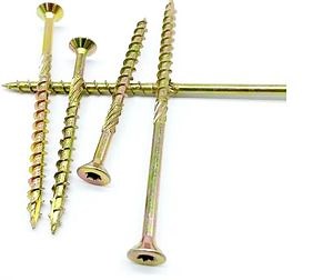 [Hot Item] Type 17 Point Torx Knurled Double Countersunk Head Wood Chipboard Screw Deck Screws