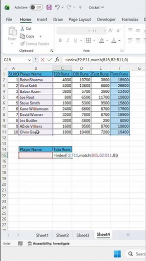 Excel INDEX MATCH Formula | Find Data Instantly