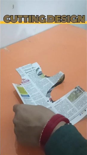 Paper Cutting for BeginnersCutting with Proper Measurement l,✂️😱#trending #shortvideos #viral #short