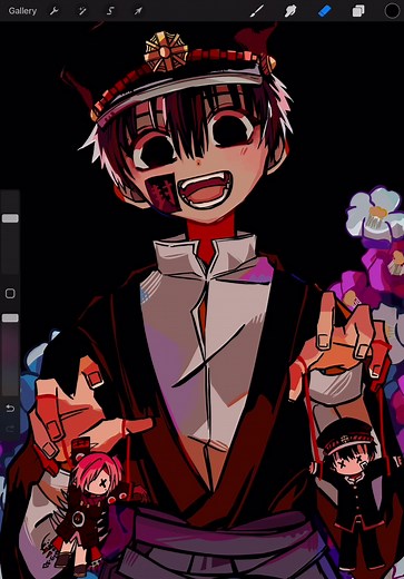 Drawing Tsukasa from Toilet-Bound Hanako-kun | Art Process