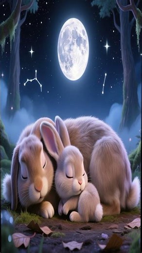 Sleepy Rabbit Family