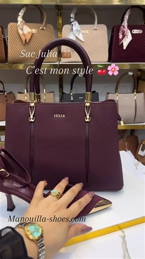 Manouilla 16 on Instagram‎: "Sac Julia 🤎🍂 للأناقة و التميز عنوان واحد 👇 Manouilla-16🤎🍂 Numéro WhatsApp 0556361245🤗 للطلب يرجى الضغط على رابط موقعنا الإلكتروني الموجود في صفحتنا la bio 🍂🤎 #alger #chaussure #soirée #algerie #algeria #oran #sebat #chaussures #ootd #موضة_2025"‎