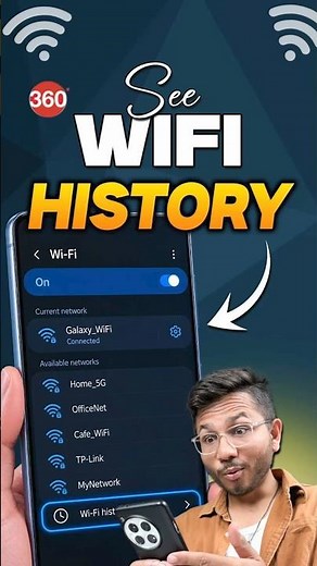 How To Check Wifi History On Phone #howto #wifitricks #wifi #wifitroubleshooting #wifistudy #wifi6e
