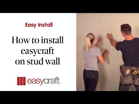 Easycraft DIY 3 - Installing easyVJ on a stud wall with Kyal & Kara