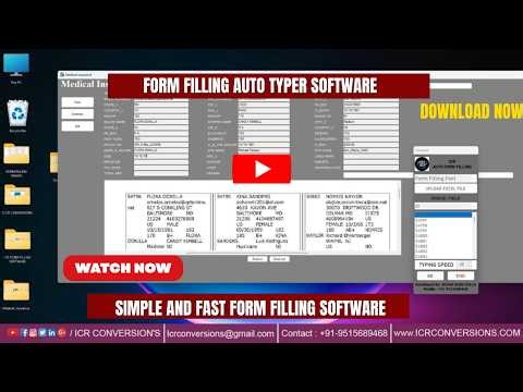 Form Filling Auto Typer Software Download Fast And Accurate Auto Filling Software Online | ICR