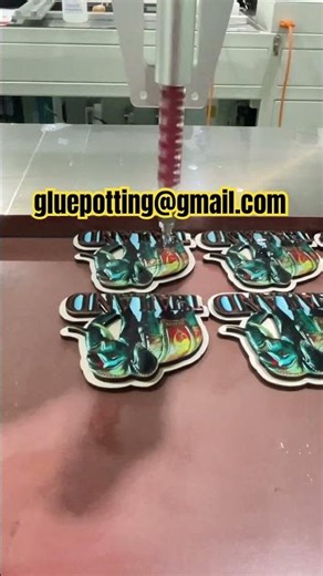 How to Make 3D Crystal Stickers | Automatic Doming Machine Process