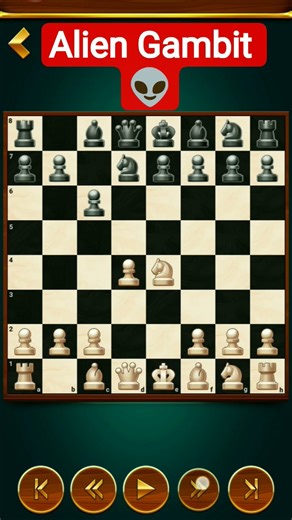 Alien Gambit 👽👾 #shorts #chess