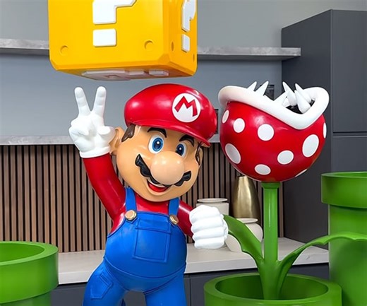 Amaury Guichon Makes an Amazing Super Mario Out of Chocolate