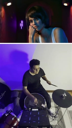 Azul - (Drum Cover) YT short - Zoé