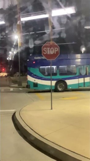 A NCTD breeze bus meeting a San Diego MTS bus at Del Lago Station