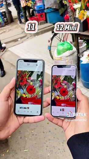 iPhone 11 Vs iPhone 12 Mini || Camera Zoom Test! #shorts#UK #viral #fpyツ #fpyシ #500k #moillion