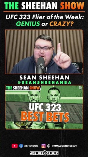 GENIUS or CRAZY? UFC 323 Flier of the Week