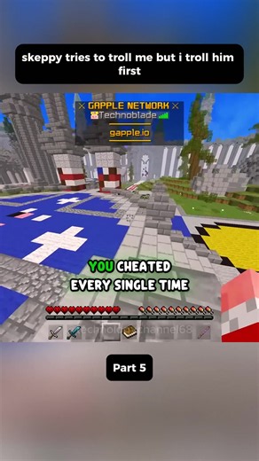 Skeppy Tries to Troll Me First in Minecraft
