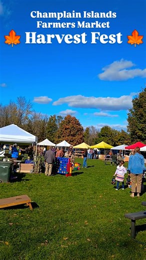 The Champlain Islands Farmers Market presents 🍁 Harvest Fest 2025! 🍁 Join us for our annual celebration of this year's harvest! Find us Saturday October 11th from 10am-3pm in South Hero at our exciting new location, Allenholm Farm at 111 South St. (note: there will be no regular Grand Isle market on this date!) - Free family fun! - 45 amazing local vendors - the freshest seasonal produce from our local islands farmers - Delicious prepared food - Live tunes from Bramblewood Music - Free Needle 