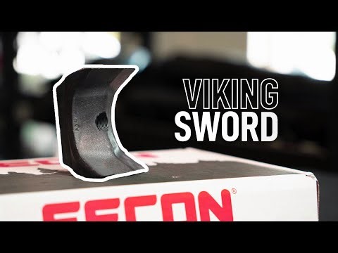 Viking Sword® Knife | Fecon Mulching Teeth