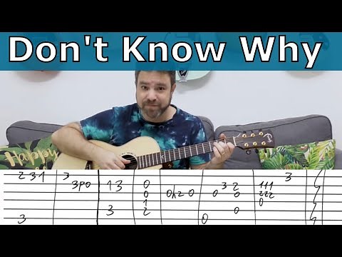 Fingerstyle Tutorial: Don't Know Why (Norah Jones) | Guitar Lesson w/ TAB
