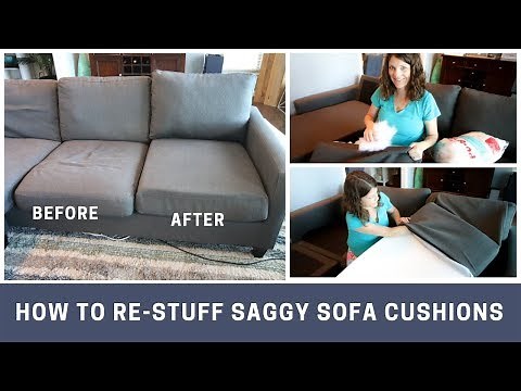 How to Re Stuff Sofa Cushions