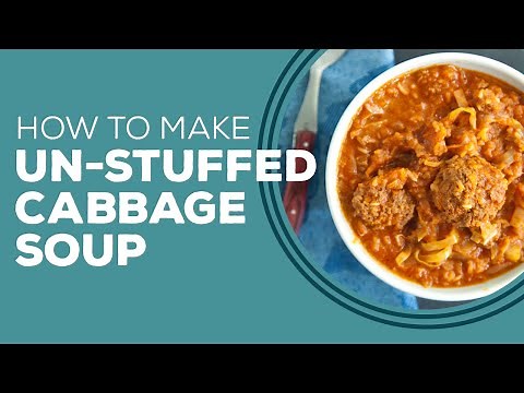 Blast From The Past: Un-Stuffed Cabbage Soup with Meatballs Recipe