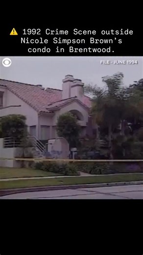 Grave Line Tours | 1994** Archival footage from @cbstv shows the crime scene where on June 12, 1994: Nicole Brown Simpson, 35, and her friend Ron Goldman,... | Instagram