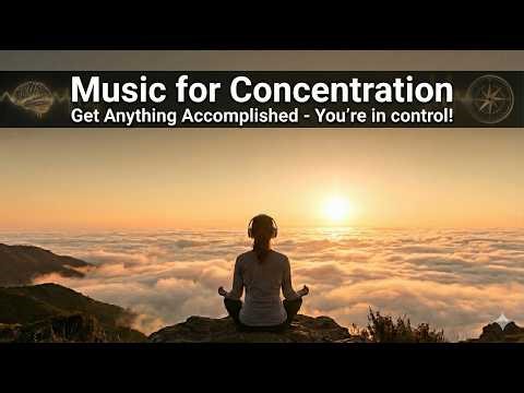 Deep Focus Music 🌿 | Study, Concentration & Calm Mind | Mental Clarity Sound Waves