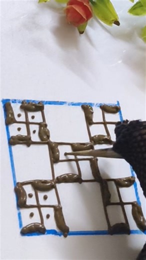 mehedi design in square #mehndi #hennatatto #art #hennadesign #henna #mehandi #hennaart