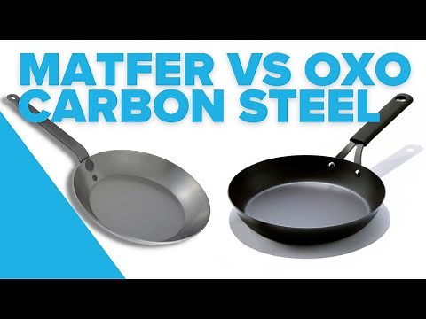 Testing the new OXO Carbon Steel pan vs Matfer, and wow!