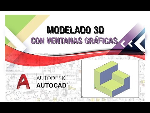 DIBUJO 3D A PARTIR DE VISTAS 01 - AUTOCAD