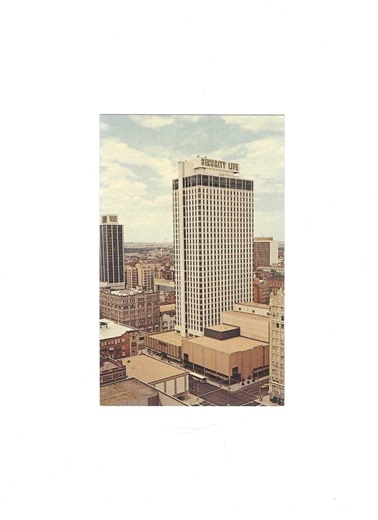 1960s Denver Security Life Postcard, Colorado Skyscraper, Travel Souvenir - Etsy