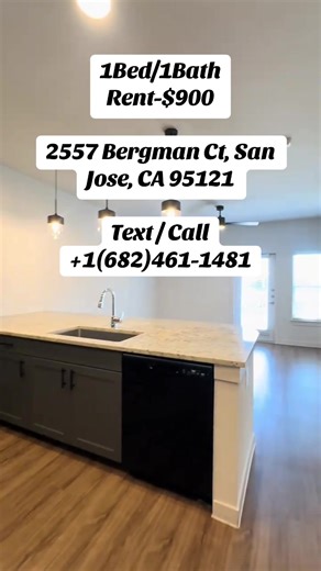 Text or call 1(682)461-1481 to apply for Immediate move in.. This beautiful & Spacious 1 Bedroom, 1 Bath in San Jose! Now leasing for $900/ month .. Enjoy brand new vinyl plank flooring, updated appliances, and a stackable washer & dryer right in your home. Perfect for comfort, convenience, and style!. Text or call 1(682)461-1481 to apply for Immediate move in…#viral #sanjose #carlifornia #forrent #1bedroom