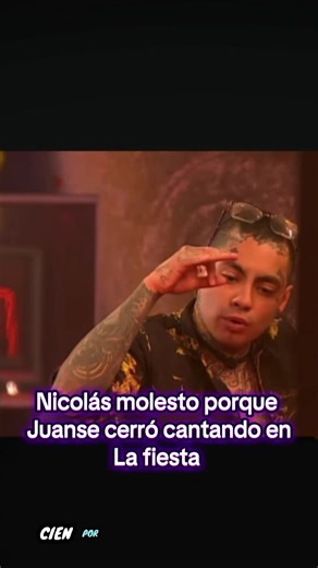 Nicolás Arrieta reacciona a Juanse en La fiesta