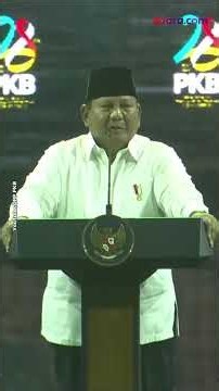 Momen Prabowo Malas Baca Teks Pidato Saat Harlah PKB: Aku Bisa Tidur di Podium Ini