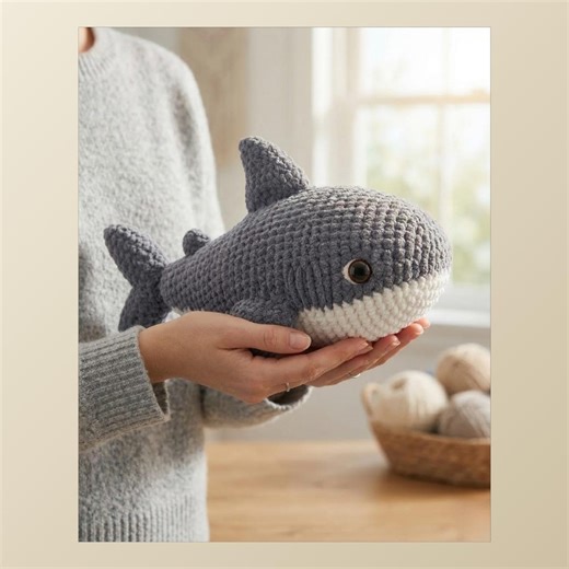 Whale Shark Crochet Pattern PDF, Crochet Shark Plush Toy Pattern, DIY Crochet Animal Toy, Shark Crochet Pattern, Handmade Plushie Pattern - Etsy