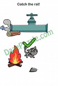 Brain Out Level 92 (Updated) Catch the rat Answer